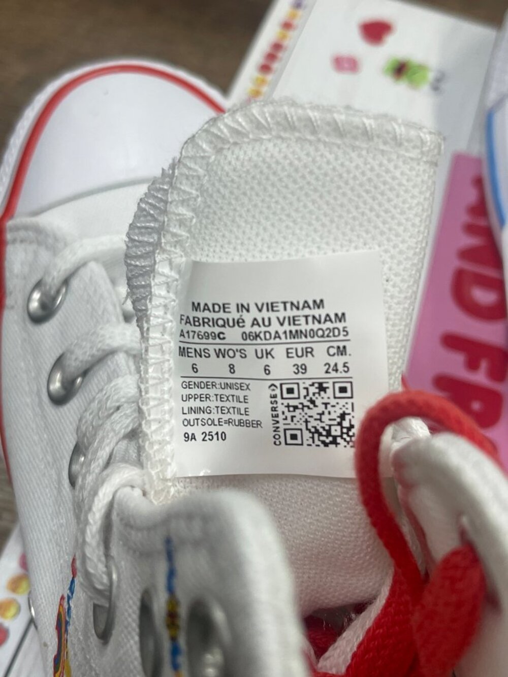 Converse x Hello Kitty Chuck Taylor Hi Women's 8 NWT - Picture 4 of 9